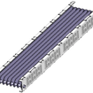 バッテリー側面冷却器　イメージ図