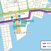 自動運転バスの走行ルート