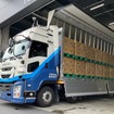 自動運転トラック実証の様子
