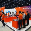 「人とくるまのテクノロジー展 2026 YOKOHAMA」に出展したAUMOVIOのブース