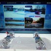 車両統合制御と生成AIエージェントのデモ。心拍情報や車内カメラ、路面状況などからドライバーの状態や意図を推定し、車両制御へ反映する