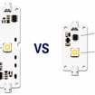 従来の3V LED vs. Seoul Semiconductor 12V 'HV Opto-Semiconductor' 比較