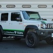 テイン 4x4ダンパースポーツ　ジムニーノマド装着例（基準車高純正比　フロント：55mmアップ / リア：45mmアップ）