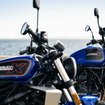 ハーレーダビッドソン X350（左）とX500（右）