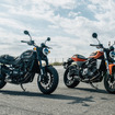 ハーレーダビッドソン X350（右）とX500（左）
