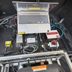 サーキット走行アシスタントシステムの制御ECU。トランクルームに搭載される