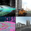 AIネイティブデータのサンプルイメージ(点群データ・画像・3DGS等を統合した交差点データ)