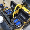 パワーユニット搭載他社製品：酒井重工業電動ハンドガイドローラー（CSPI 2026）