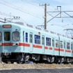 西鉄600形アイスグリーン復刻塗装
