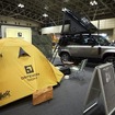アウトドアブランドと自動車メーカーによるコラボブース