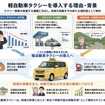 軽自動車タクシーを導入する理由・背景