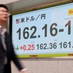円下落39年ぶり1ドル＝162円台、トヨタなど自動車株が軒並み下落（写真はイメージ）