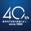 「カロッツェリアブランド 誕生40周年」ロゴ