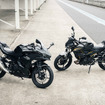 カワサキ Ninja500（左）とZ500（右）