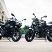 カワサキ Ninja500（左）とZ500（右）
