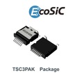 ロームのSiC MOSFETの新パッケージ「TSC3PAK」