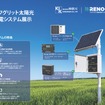 オフグリッド太陽光蓄電システム展示イメージ