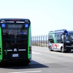 大阪・関西万博で大阪メトロが運用したEVモーターズ・ジャパンのEVバス