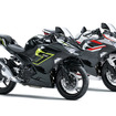 カワサキ Ninja 400（左）とNinja 250（右）2027年モデル