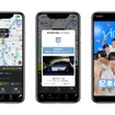 ドア面ラッピング車両9台及び「Canvas」搭載車両90台は、タクシーアプリ「S.RIDE」から指定配車も可能