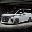 TOYOTA ALPHARD × RAYS VERSUS VOUGE LIMITED（ダイヤモンドカット/サイドグラスブラック/スモーククリア）