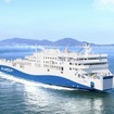 神戸～小豆島～高松航路に就航している「あおい」