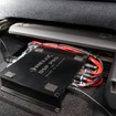 DSPにはヘリックスのDSP PRO mk3をチョイス、奥に見えるパワーアンプはザプコのZ150だ。