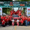 三菱ラリーアート『トライトン』がAXCR2026で2年連続の総合優勝