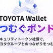 TOYOTA Walletから申し込めるセキュリティトークン社債「TOYOTA Wallet つむぐボンド」 募集開始
