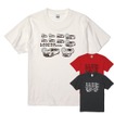 三菱『ランサーエボリューション』（ランエボ）のイラストがプリントされたTシャツ