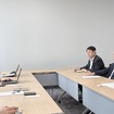 日本バス協会の大高理事長（向かって右端）と意見交換