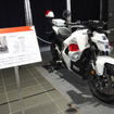 警視庁が展示した白バイ仕様のホンダ WN7