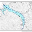実際の今泉川流域の浸水範囲