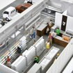 店内の商品棚は自由にレイアウトすることが可能　(C) TOMY