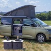 VW『カリフォルニア ビーチ』新型専用の空気注入式キッチンとフレキシブルベッドシステム搭載車