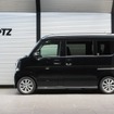 ブリッツ DAMPER ZZ-R　スズキ・エブリイワゴン装着例（基準車高：フロント 29mmダウン / リア 48mmダウン）