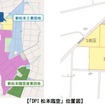 「DPI松本臨空」の位置図