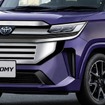 トヨタ ルーミー 次期型の予想CG