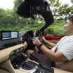 走行中でもスムーズな2画面表示がされる