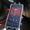 オーディオプレイヤーにはFiioのM23をチョイス。高音質再生のもうひとつの要になっている。