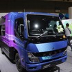 三菱ふそう、次世代の自動追尾型 EVごみ収集車「eCanter SensorCollect」（ジャパンモビリティショー ビズウィーク2024）
