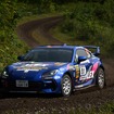 全日本ラリー選手権のJN-4クラスで加納武彦選手／萱原直子選手組（スバル『BRZ』）が準優勝