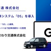 神奈川県のひまわり交通が電脳交通のタクシー配車システム「DS」で「GO」連携に対応