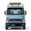 ダムドの「トラックミラー for N-VAN」と「ルーフバイザー for N-VAN」装着車両