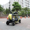 スズライド2（実証実験用に牽引バーを取り付けた仕様）