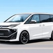 トヨタ ヴォクシー 次期型の予想CG
