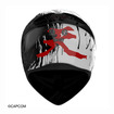 K1 S AGV JIST Asian Fit SF6 GOUKI SUMI/WHITE/RED