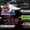 KawasakiモーターサイクルエンブレムメタルキーホルダーコレクションVol.4