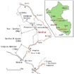 ペルー共和国の首都リマの南東約700km、クスコ県エスピナール郡に所在。標高 は4000 - 4400ｍ