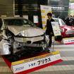 グランプリ表彰会場（東京・秋葉原）に展示された試験車両